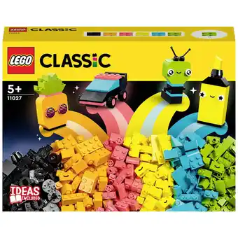 Conrad 11027 lego® classic neon creatieve bouwset aanbieding