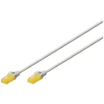 Conrad Digitus dk-1617-a-050s rj45 netwerkkabel, patchkabel cat 6a u/utp 5.00 m grijs afgeschermd, halogeenvrij, afgeschermd (dubbel aanbieding