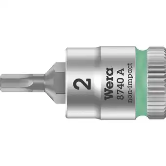 Conrad Wera 8740 a 05003330001 inbus dopsleutel-bitinzet 2 mm 1/4 (6.3 mm) aanbieding