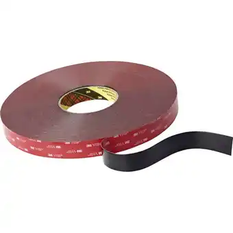 Conrad 3m 5925f/2533 dubbelzijdige tape zwart (l x b) 33 m x 25 mm 1 stuk(s) aanbieding