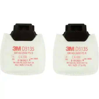 Conrad 3m d3135 secure click-deeltjesfilter p3 r 2 stuk(s) aanbieding