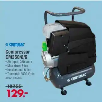 Enorm Contimac Compressor CM250-8-6 aanbieding