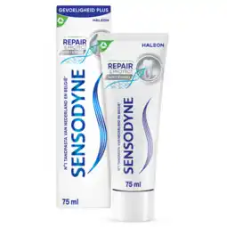 De Online Drogist Sensodyne repair & protect deep repair whitening tandpasta 75ml aanbieding
