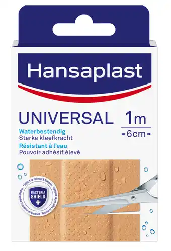 De Online Drogist Hansaplast pleisters universal 1m x 6cm 1st aanbieding
