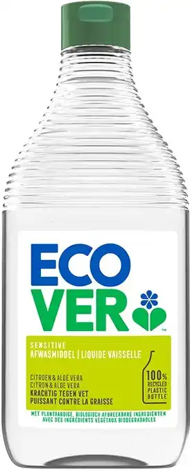 De Online Drogist Ecover afwasmiddel citroen & aloe vera 950ml aanbieding