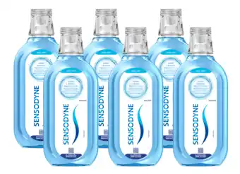 De Online Drogist Sensodyne fresh & cool mondwater multiverpakking 6x500ml aanbieding