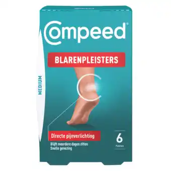 De Online Drogist Compeed blarenpleisters medium 6st aanbieding