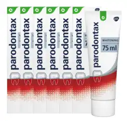 De Online Drogist Parodontax whitening tandpasta - voordeelpak 6x75ml aanbieding