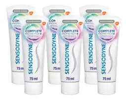 De Online Drogist Sensodyne complete protection + advanced whitening tandpasta 6x75ml aanbieding