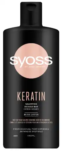 De Online Drogist Syoss keratine shampoo 440ml aanbieding