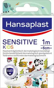 De Online Drogist Hansaplast pleisters sensitive kids 1m x 6cm 1st aanbieding