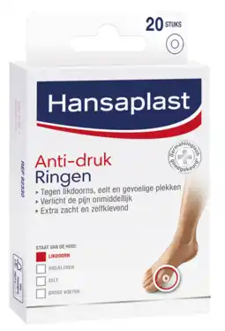 De Online Drogist Hansaplast anti-drukringen 20st aanbieding