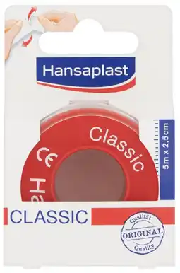 De Online Drogist Hansaplast hechtpleister classic 2.5cm x 5m 1st aanbieding