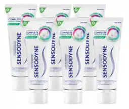 De Online Drogist Sensodyne complete protection + fresh breath tandpasta 6x75ml aanbieding