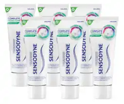 De Online Drogist Sensodyne complete protection + fresh breath tandpasta 6x75ml aanbieding