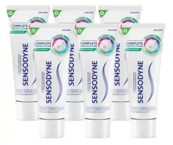 De Online Drogist Sensodyne complete protection + fresh breath tandpasta 6x75ml aanbieding