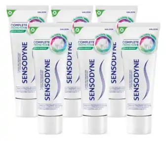 De Online Drogist Sensodyne complete protection + fresh breath tandpasta 6x75ml aanbieding
