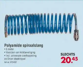 Enorm Polyamide Spiraalslang aanbieding