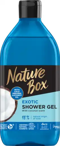 De Online Drogist Nature box exotic shower gel 385ml aanbieding