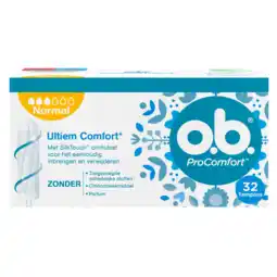 De Online Drogist Ob procomfort tampons normal 32st aanbieding