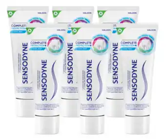 De Online Drogist Sensodyne complete protection + cool mint tandpasta 6x75ml aanbieding