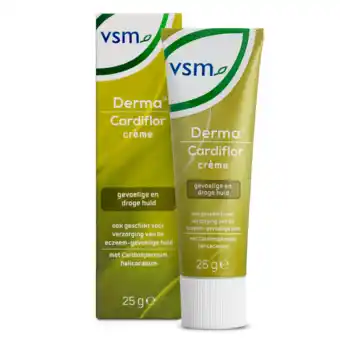 De Online Drogist Vsm derma cardiflor creme - voor de gevoelige en geprikkelde huid 25gr aanbieding