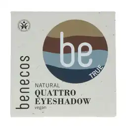 De Online Drogist Benecos oogschaduw quatro true blue 4.8gr aanbieding