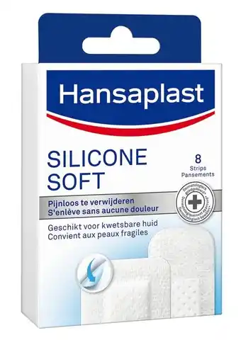 De Online Drogist Hansaplast silicone soft pleisters 8st aanbieding