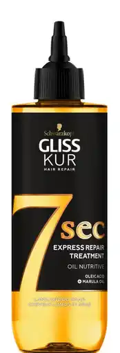 De Online Drogist Schwarzkopf gliss kur 7sec oil nutritive 200ml aanbieding