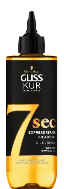 De Online Drogist Schwarzkopf gliss kur 7sec oil nutritive 200ml aanbieding