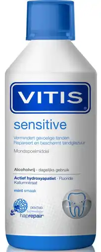 De Online Drogist Vitis sensitive mondspoelmiddel 500ml aanbieding