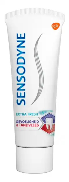 De Online Drogist Sensodyne gevoeligheid & tandvlees extra fresh tandpasta voor gevoelige tanden 75ml aanbieding