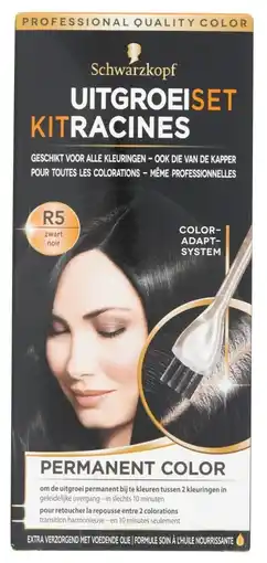 De Online Drogist Schwarzkopf vital colors schwarzkopf uitgroeiset r5 zwart 1st aanbieding