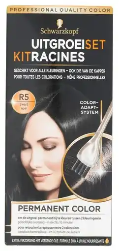 De Online Drogist Schwarzkopf vital colors schwarzkopf uitgroeiset r5 zwart 1st aanbieding
