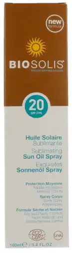 De Online Drogist Biosolis sun oilspray spf20 100ml aanbieding