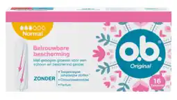 De Online Drogist Ob original tampons normal 16st aanbieding