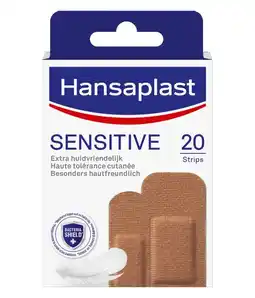 De Online Drogist Hansaplast pleisters sensitive strips - medium 20st aanbieding