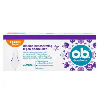 De Online Drogist Ob extraprotect tampons super 16st aanbieding