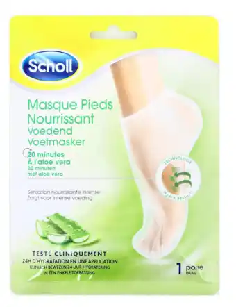 De Online Drogist Scholl voedend voetmasker aloë vera 1pr aanbieding