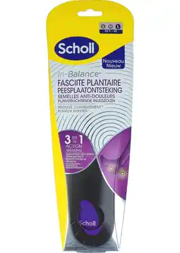 De Online Drogist Scholl in-balance inlegzolen peesplaatontsteking maat l 1pr aanbieding