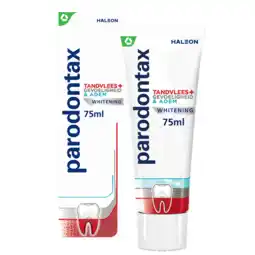 De Online Drogist Parodontax whitening tandvlees + gevoeligheid & adem tandpasta 75ml aanbieding