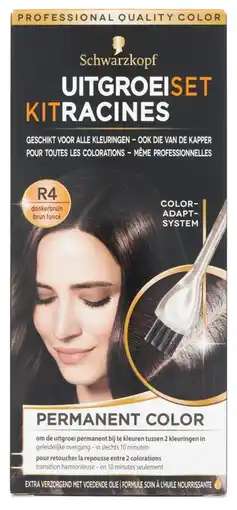 De Online Drogist Schwarzkopf vital colors schwarzkopf uitgroeiset d4 donkerbruin 1st aanbieding