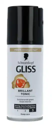 De Online Drogist Schwarzkopf gliss kur total repair brillant tonic 100ml aanbieding