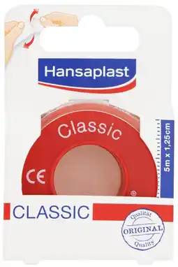 De Online Drogist Hansaplast hechtpleister classic 1.25cm x 5m 1st aanbieding