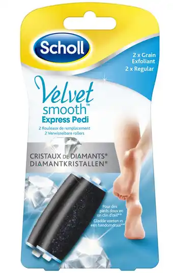 De Online Drogist Scholl velvet smooth express pedi rollers regular 2st aanbieding