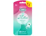 De Online Drogist Wilkinson quattro smooth sensitive wegwerpscheermesjes 4st aanbieding