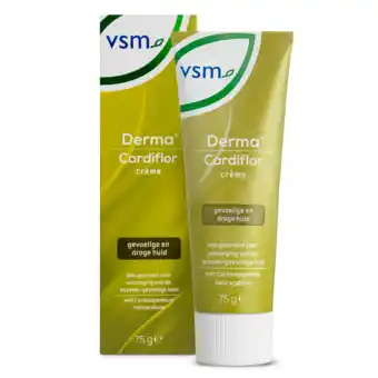 De Online Drogist Vsm derma cardiflor creme - gevoelige en droge huid 75gr aanbieding