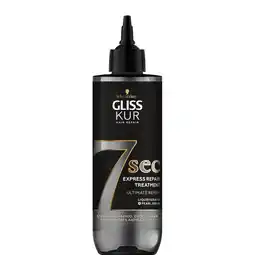 De Online Drogist Schwarzkopf gliss kur 7sec ultimate repair 200ml aanbieding