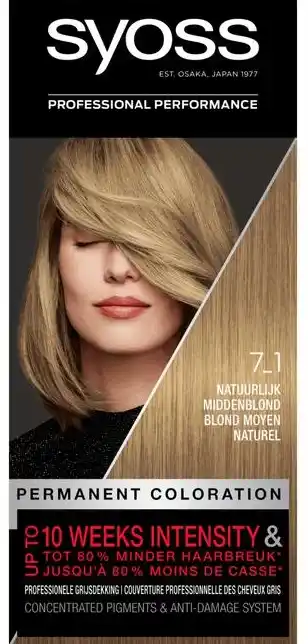 De Online Drogist Syoss color 7-1 natuurlijk middenblond 1st aanbieding