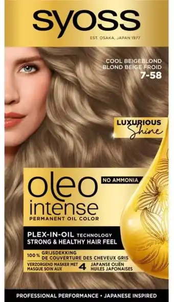 De Online Drogist Syoss oleo intense 7-58 cool beigeblond 1st aanbieding